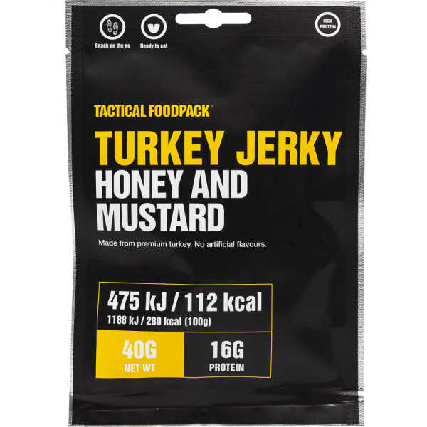 Turkey Jerky Honey & mustard - Tactical Foodpack