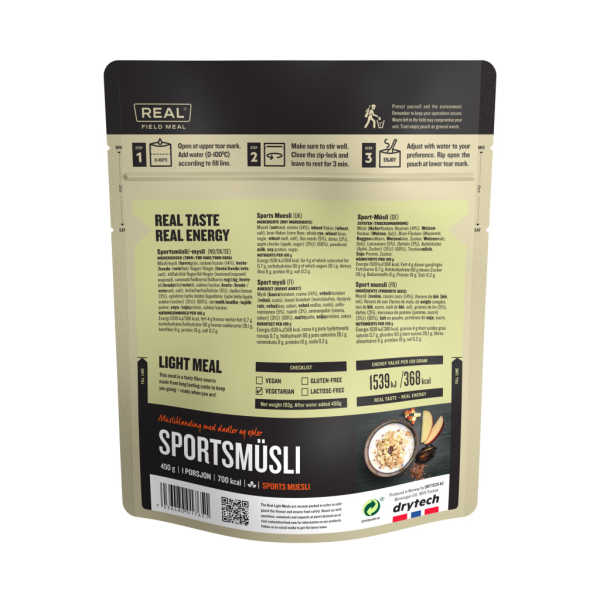 Sport Muesli - 710 kcal - Real Field Meal